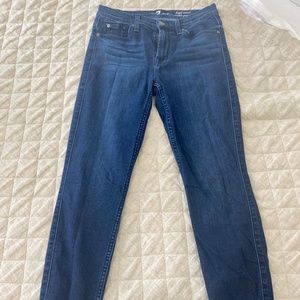 7For All Mankind; Gwenevere High-Waist Skinny Jean